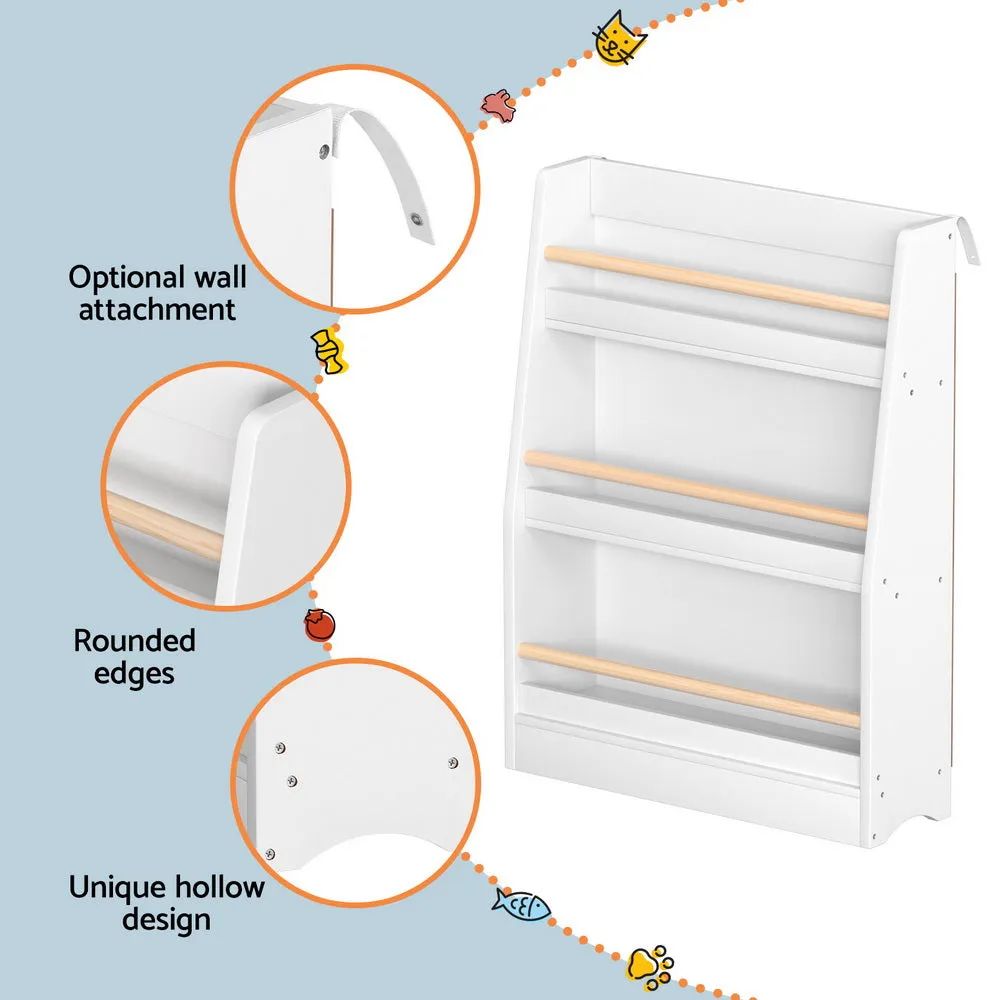 3-Tier Kids Bookshelf, Storage Shelf, Keezi