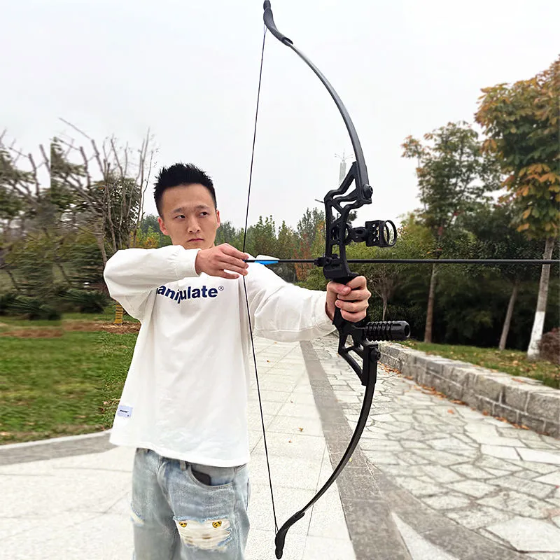 40-50 LBS Top Selling Best Recurve Bow Archery Equipment Outdoor Games Alloy Metal for Arrow Shooting