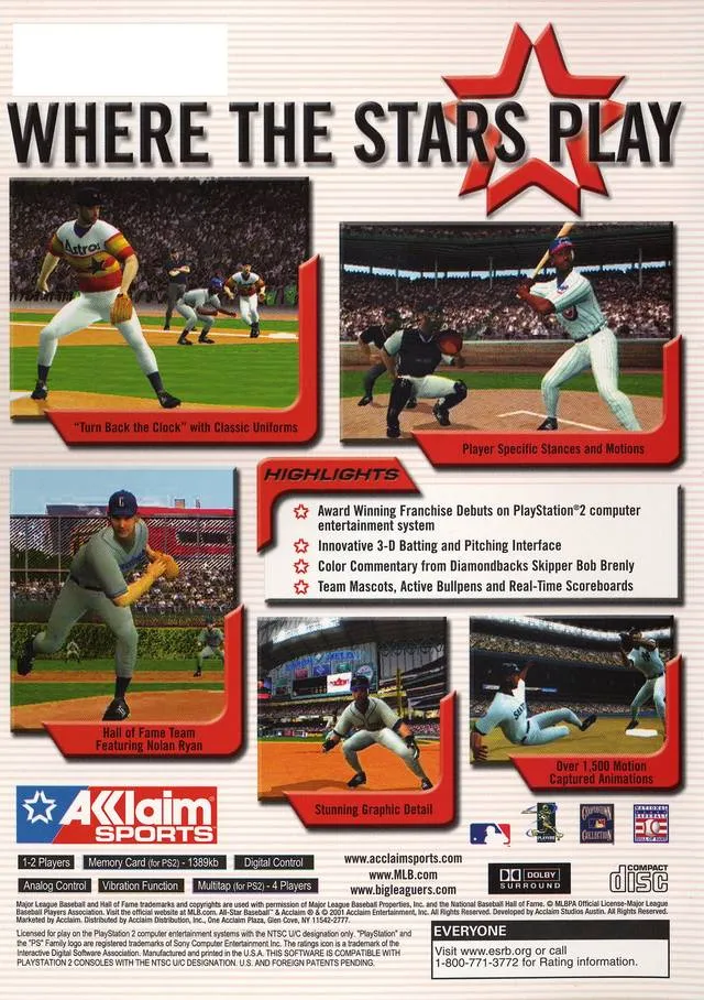 All-Star Baseball 2002 - (PS2) PlayStation 2 [Pre-Owned]