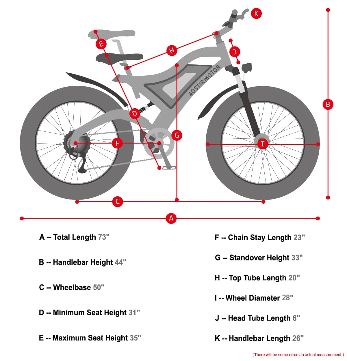 AostirMotor All Terrain Electric Mountain Bike S18
