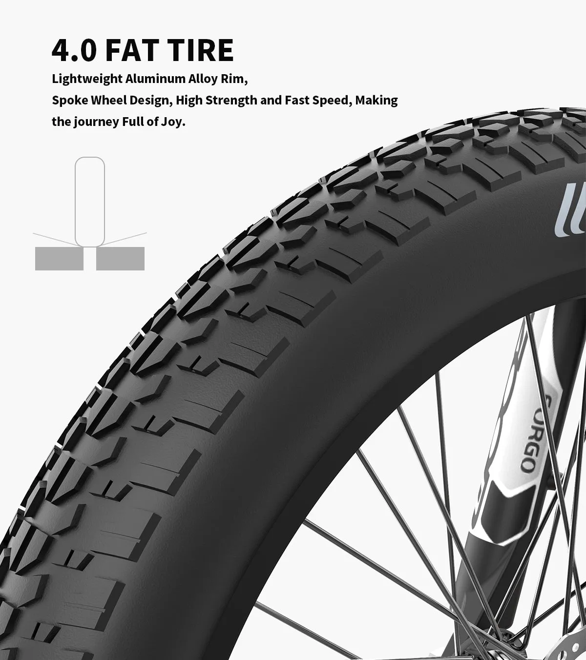 AostirMotor All Terrain Electric Mountain Bike S18