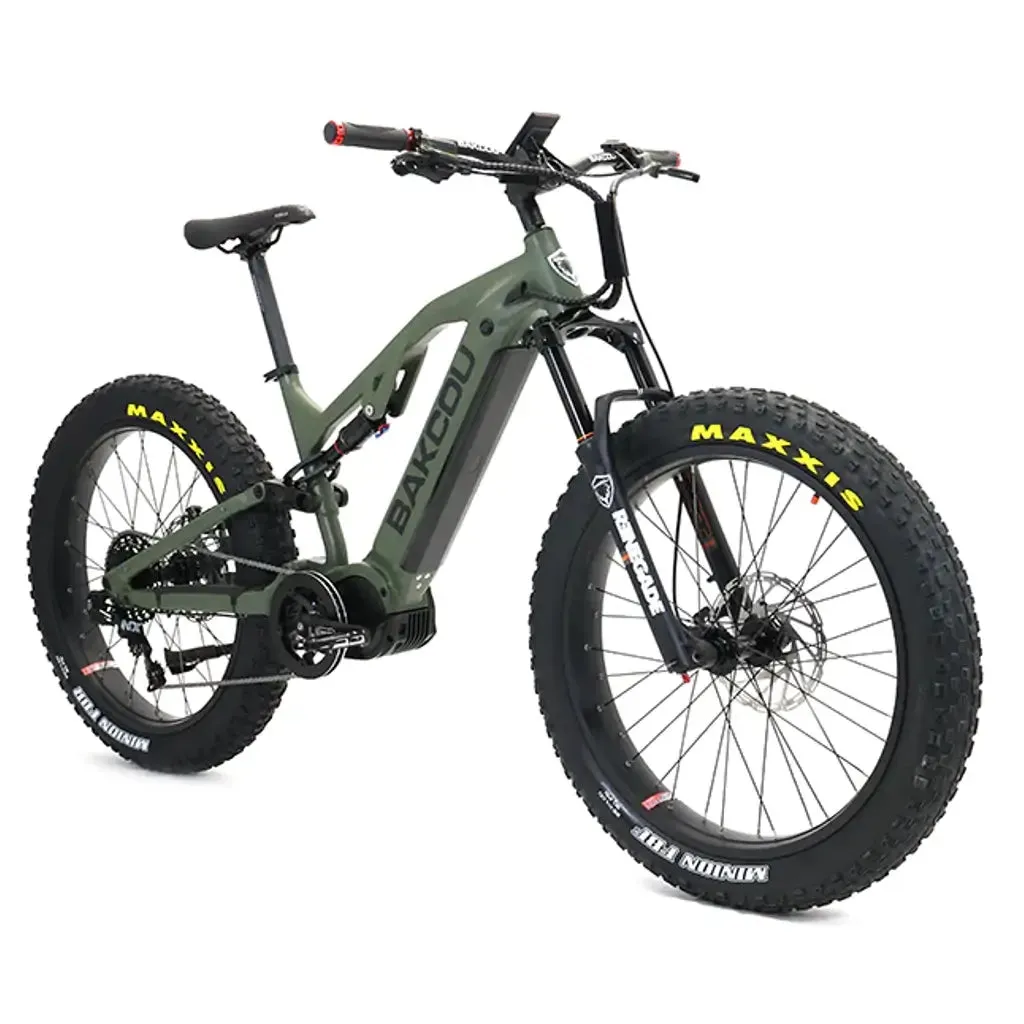 Bakcou Scout Full Suspension Fat Tire Electric Bike