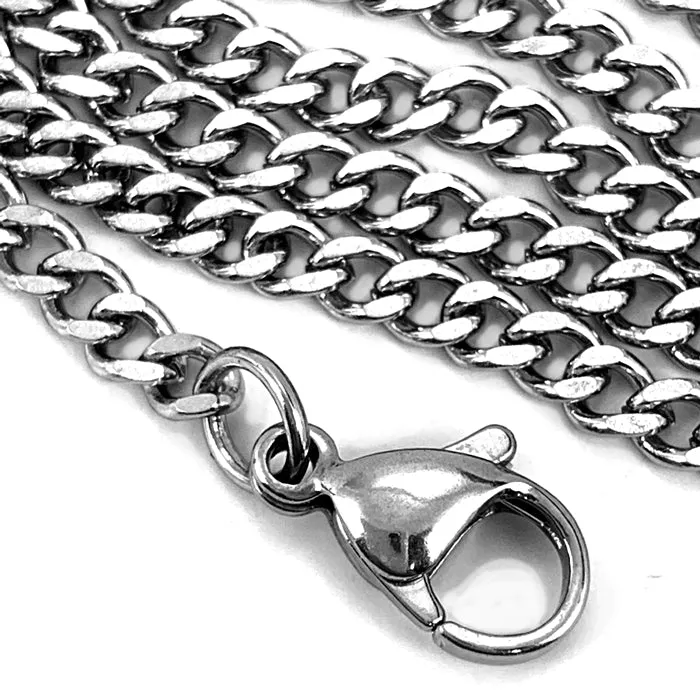 Baseball Bat And Ball Cross On Curb Chain Necklace Antique Pewter