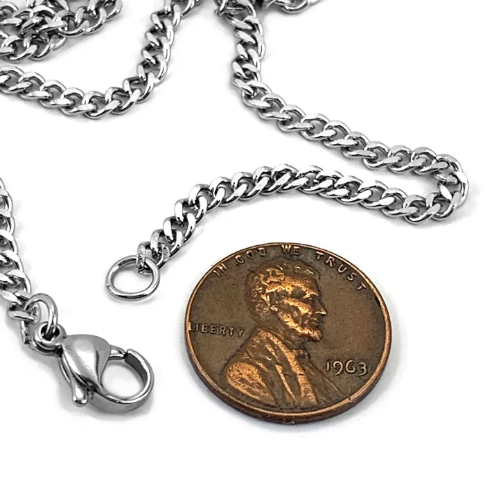 Baseball Bat Cross Small on Chain