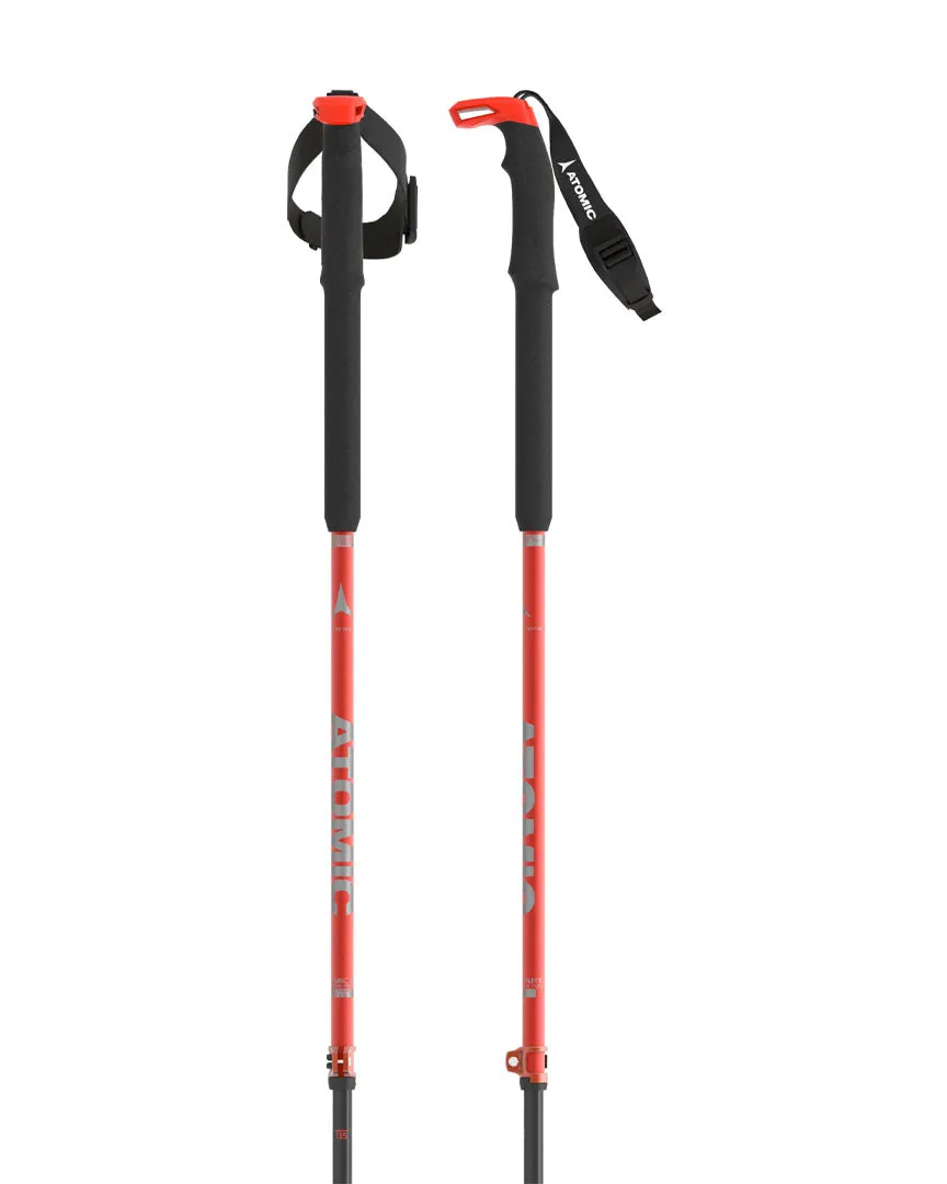 Bct Touring Carbon Ski Touring Poles - Red