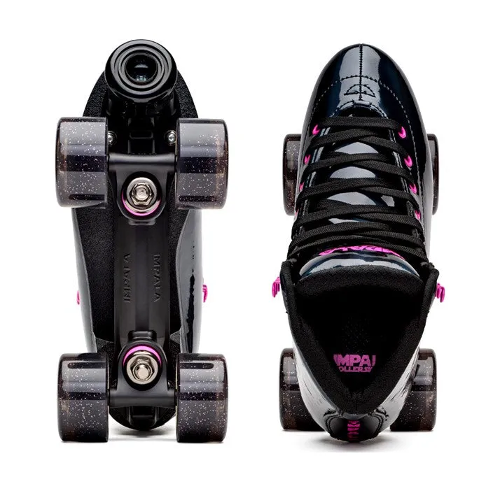 Black Holographic Impala Roller Skates
