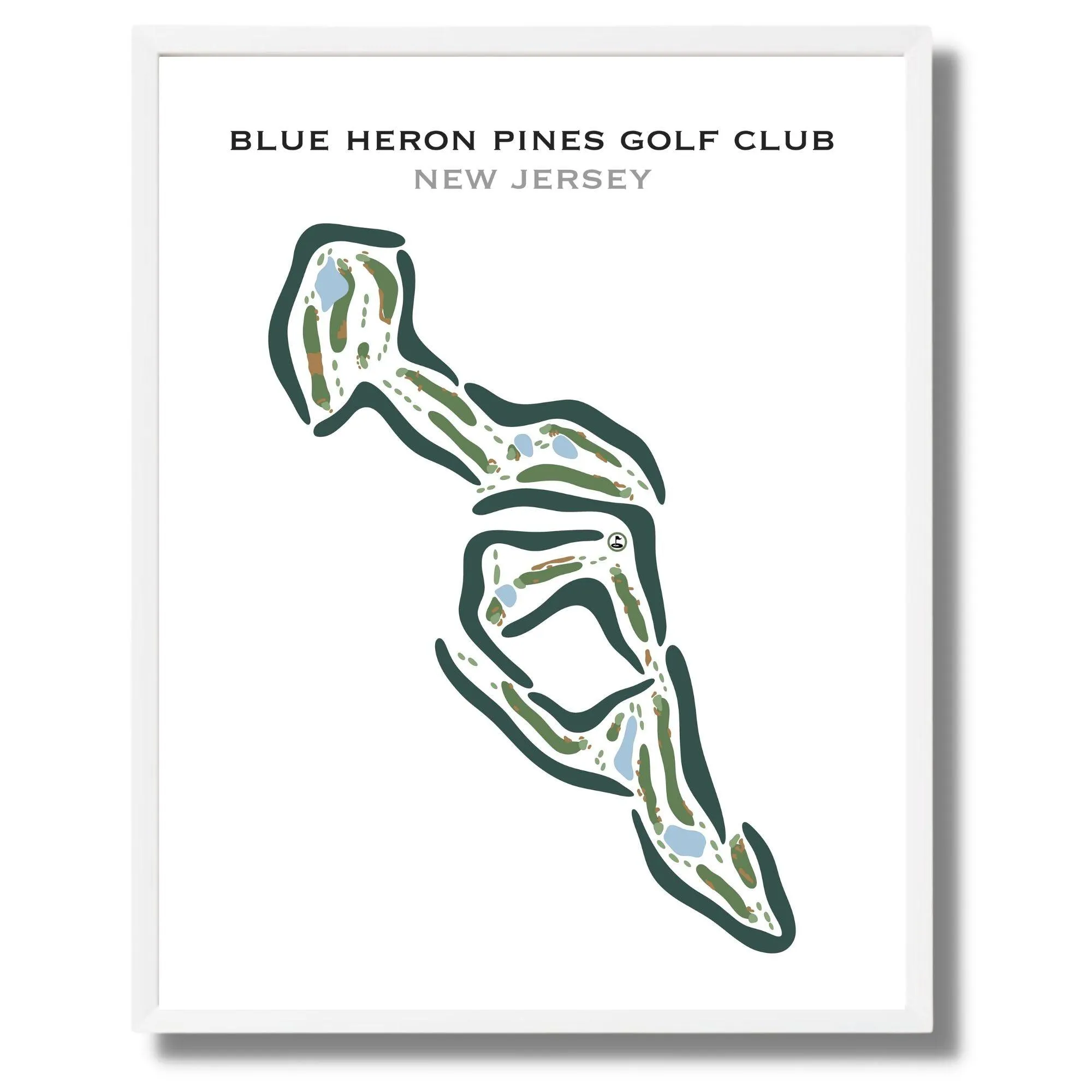Blue Heron Pines Golf Club, New Jersey - Printed Golf Courses