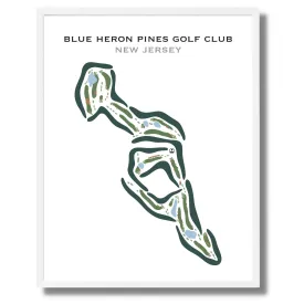 Blue Heron Pines Golf Club, New Jersey - Printed Golf Courses