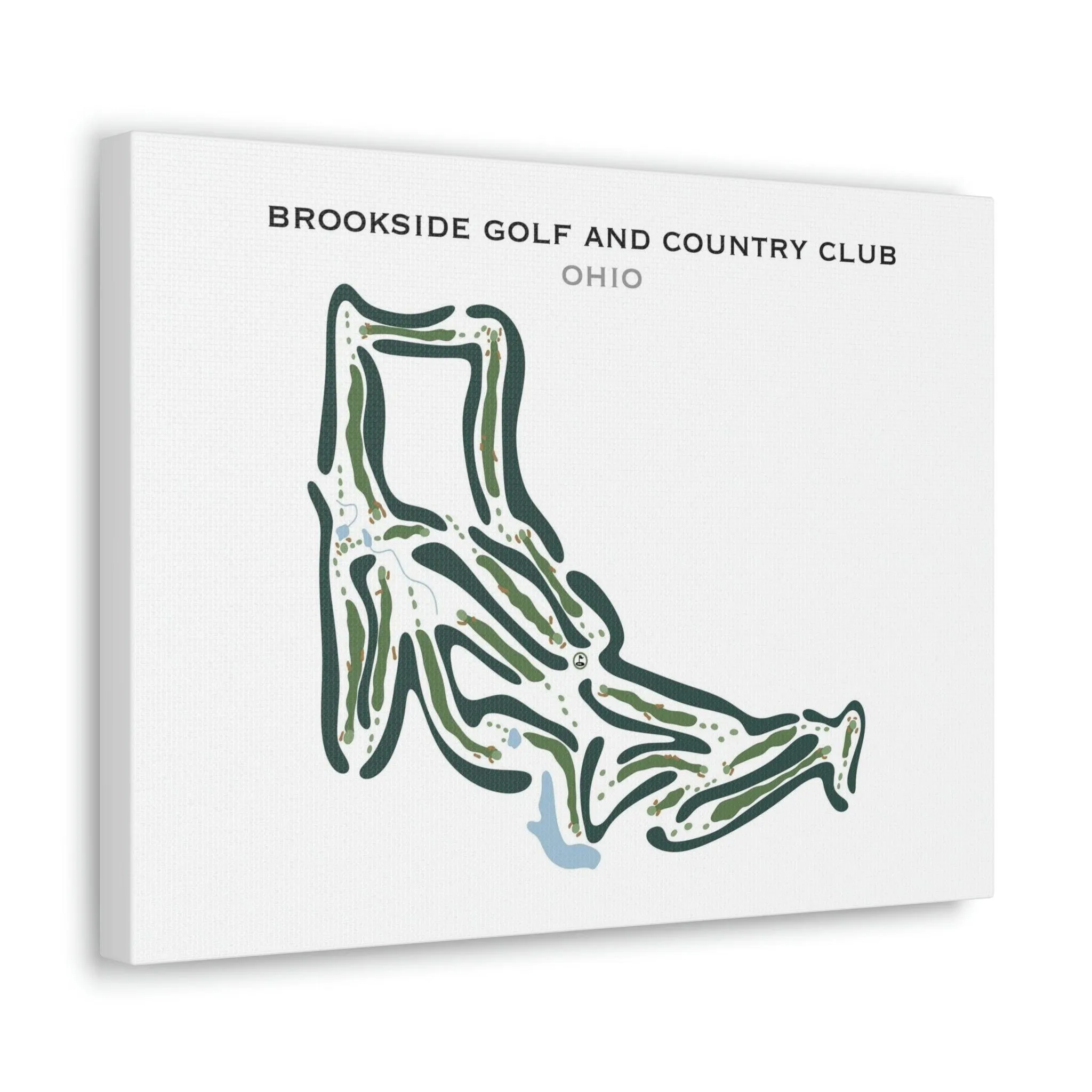 Brookside Golf & Country Club, Ohio - Printed Golf Courses