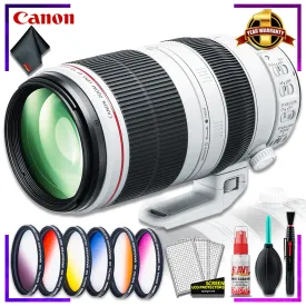 Canon EF 100-400mm F/10-5.6L IS Lens (Intl Model)   10 inch Vivitar Premium Lens Case   Vivitar Graduated Color Filter Kit