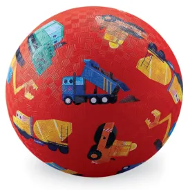 crocodile creek little builder 7 inch rubber play ball