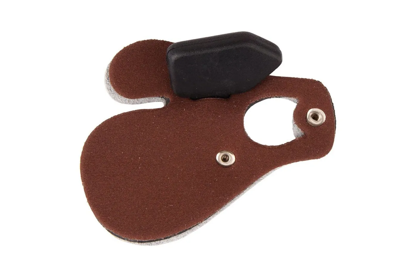 Finger tab calf hair