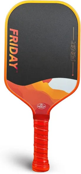 Friday Fever Paddle, Triple-Layer T700 Raw Carbon Fiber, Gen 3 Construction, Dual-Edge Foam, USAP PBCoR .43 Certified