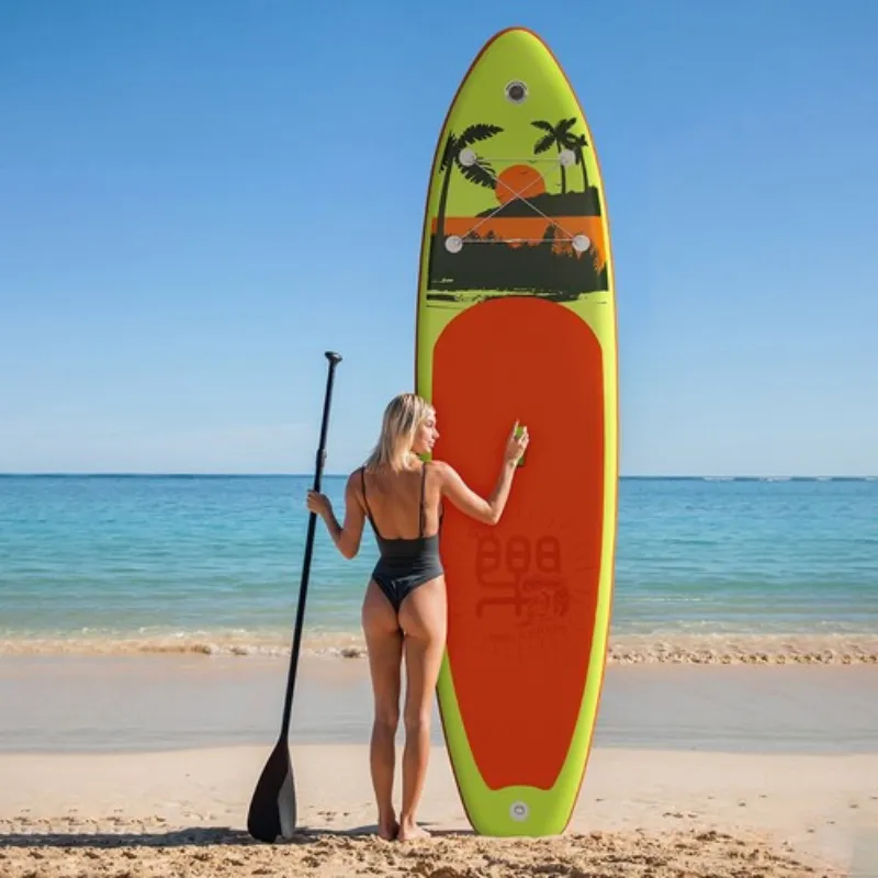Funwater 11’ Inflatable Paddle Board SUP Yellow