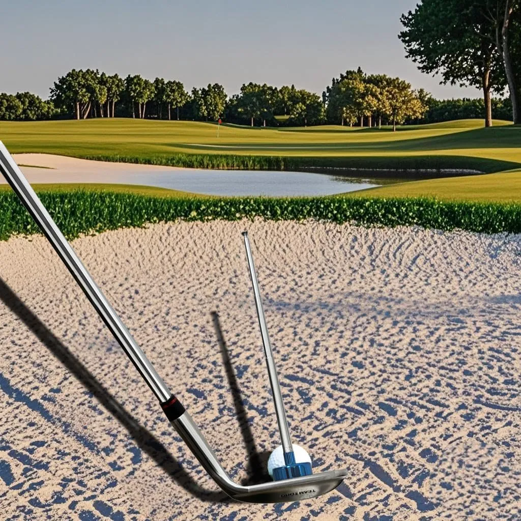 Golf Alignment Rods, 7 Length Adjustments - Golf Alignment Stick Corrector Lie Angle Tool, Golf Swing Training Aids Aiming Stick - Golf Club Face Aim, Visualize and Align Your Golf Shot