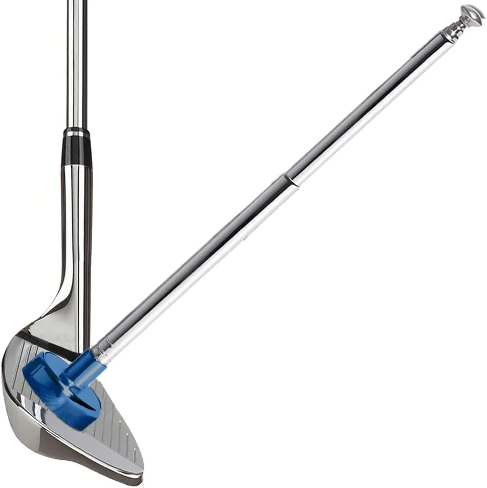 Golf Alignment Rods, 7 Length Adjustments - Golf Alignment Stick Corrector Lie Angle Tool, Golf Swing Training Aids Aiming Stick - Golf Club Face Aim, Visualize and Align Your Golf Shot