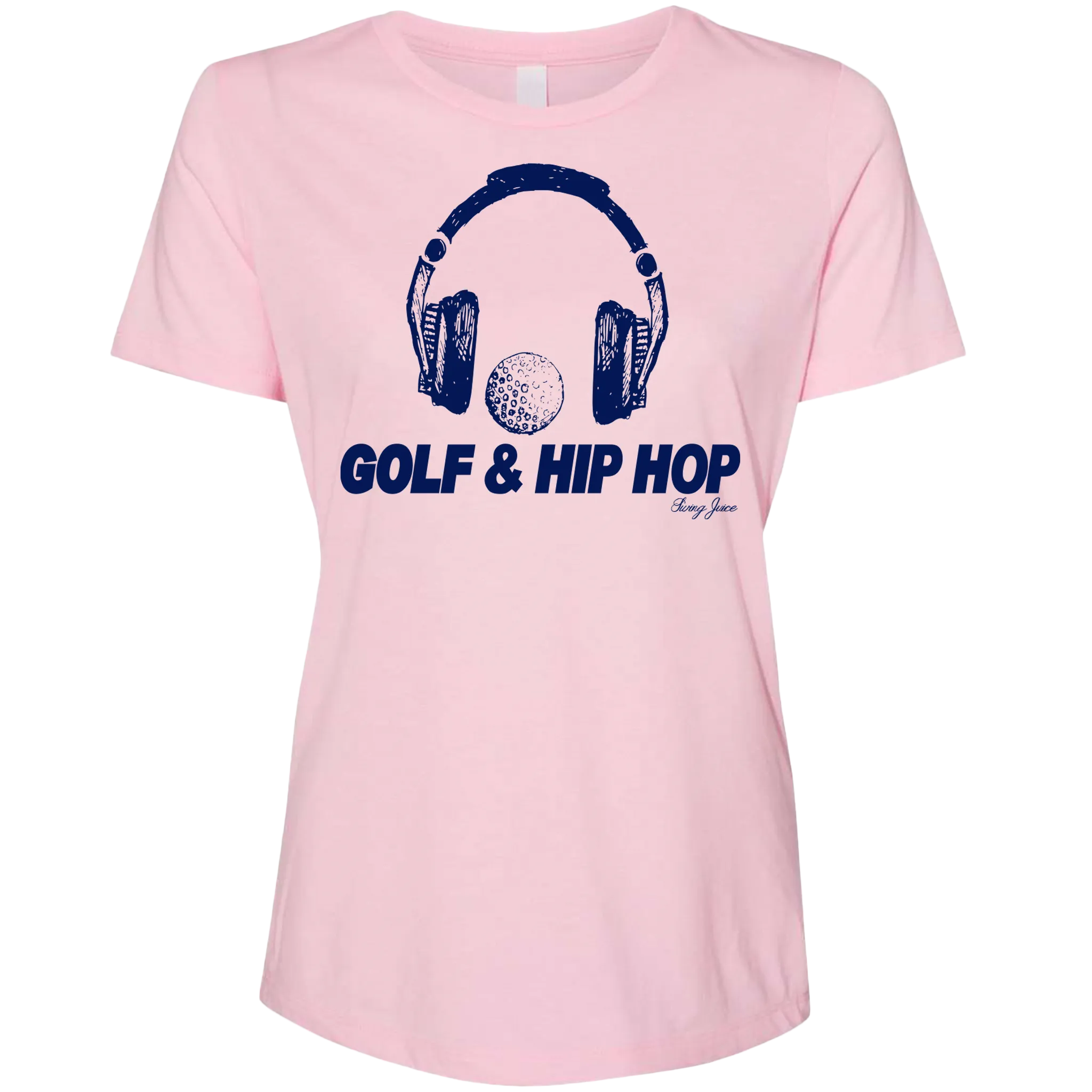 Golf & Hip Hop Women's Golf T-Shirt Pink