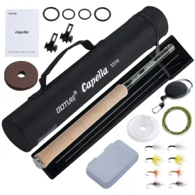 Goture Capella Tenkara Rod Kit 12FT/3.6M Fishing Rod, 30T Carbon Fiber