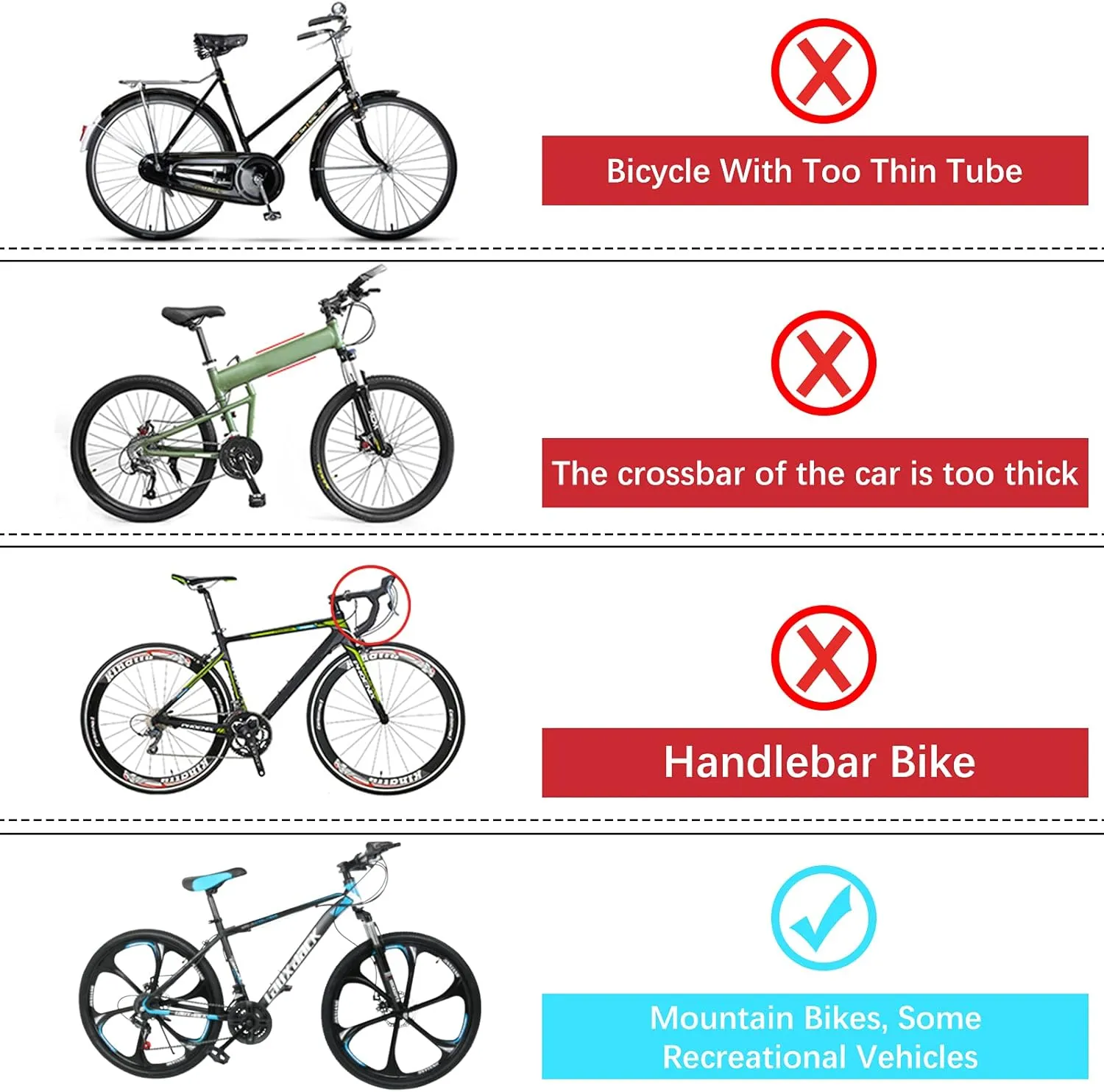INNOLIFE Baby Bicycle Seat - Front Mounted Child Bike Seat with Handrail, Kids Bike Seat for Adult Bike
