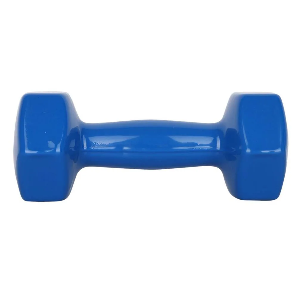 Magfit Vinyl Dumbbell (3 kg) Blue
