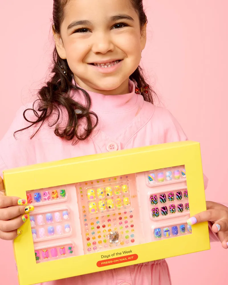 Nail Polish and Nail Art | Days of the Week Press on Nail Kit | Super Smalls