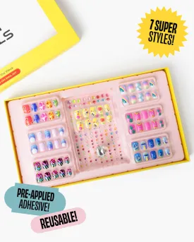 Nail Polish and Nail Art | Days of the Week Press on Nail Kit | Super Smalls
