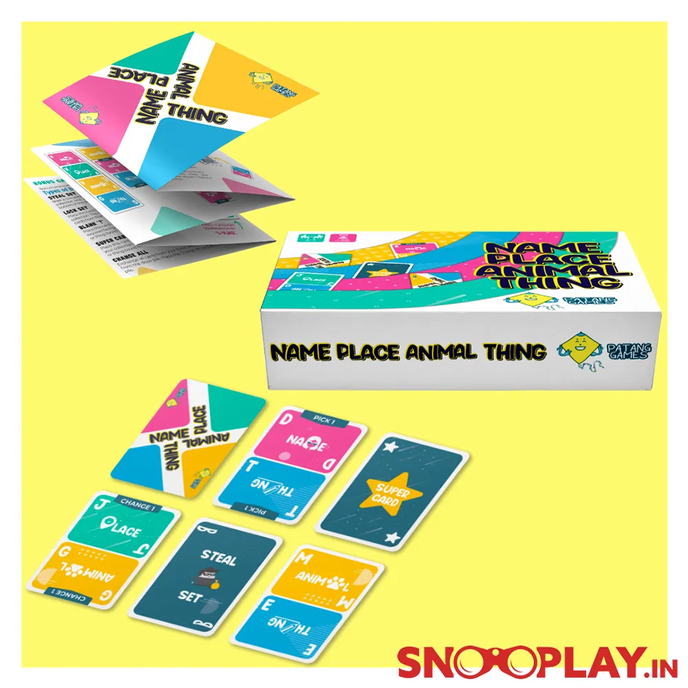 Name Place Animal Thing (Cards Game)