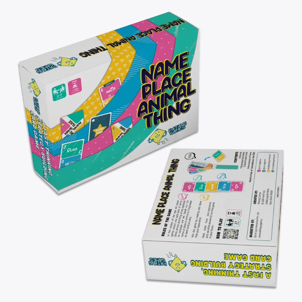 Name Place Animal Thing (Cards Game)