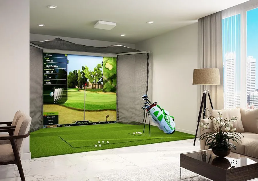OptiShot 2 Golf In A Box Pro Golf Simulator Package