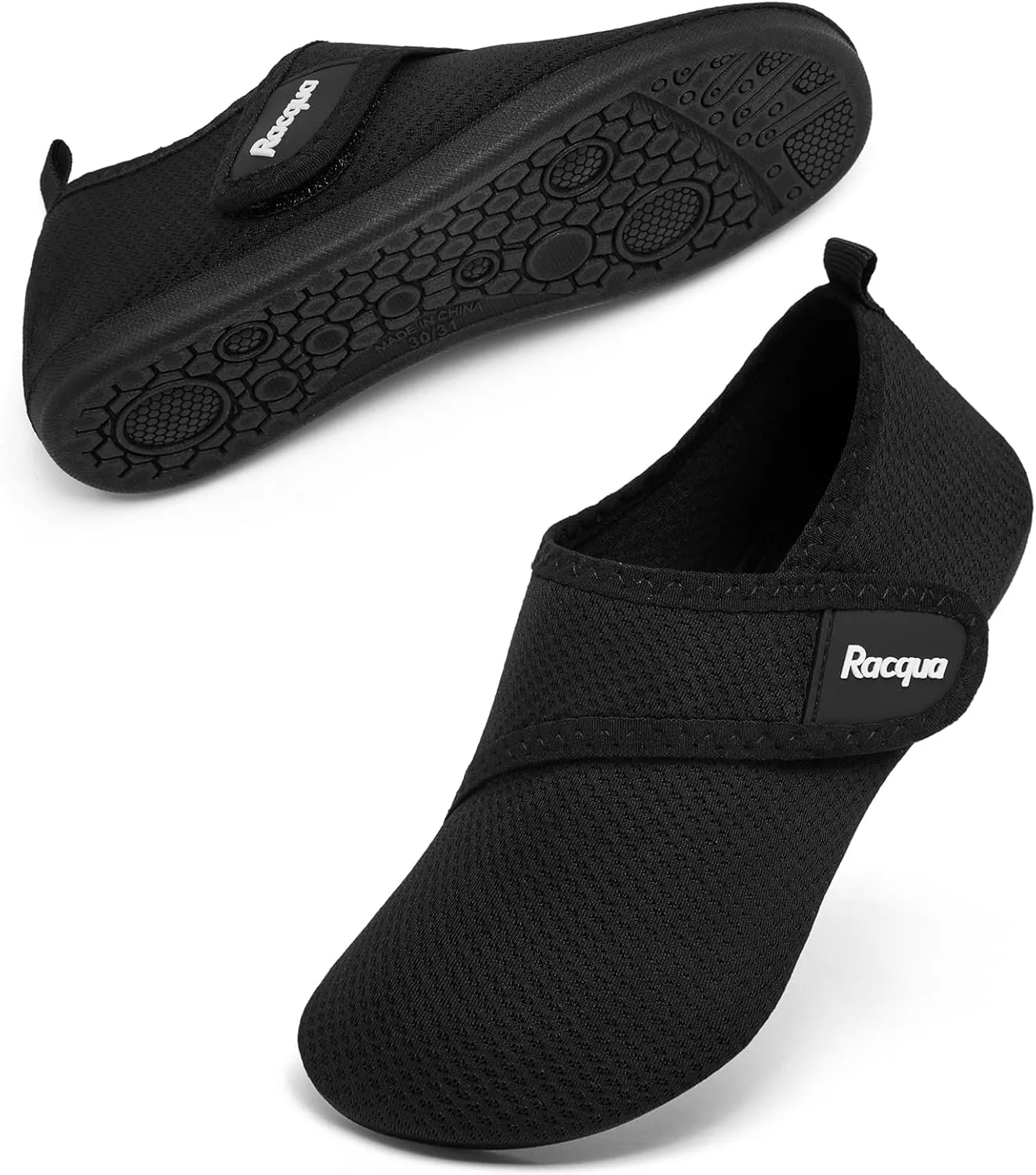 Racqua Toddler Kids Water Shoes Quick Dry Swim Shoes Lightweigh Beach Pool Aqua Shoes for Boy's Girl's (Toddler/Little/Big Kid)
