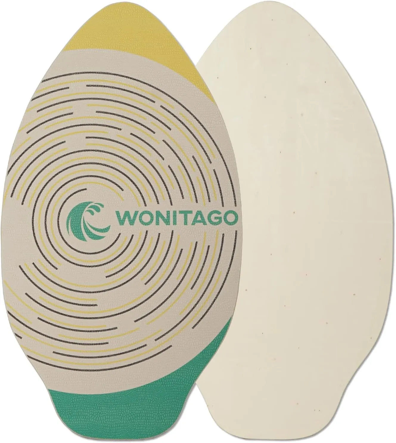 Skimboard with EVA Grip Pad and High Gloss Clear Coat, Durable Wooden Skim Boards for Kids and Adults, 35"/41"