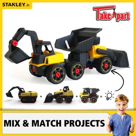Stanley Jr. Take A Part Excavator Kit