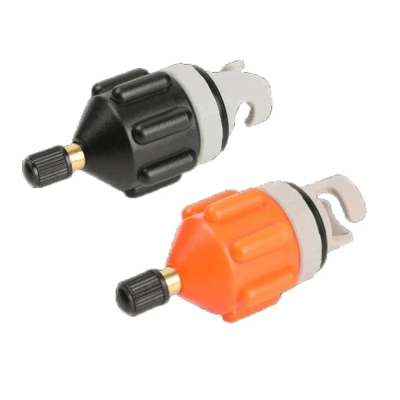 Tool Part for SUP Paddle Board Air Nozzle Boat Air Valve Car Pump Inflatable Adapter Suitable for Traditional Pump Adapter - (Color: Orange)
