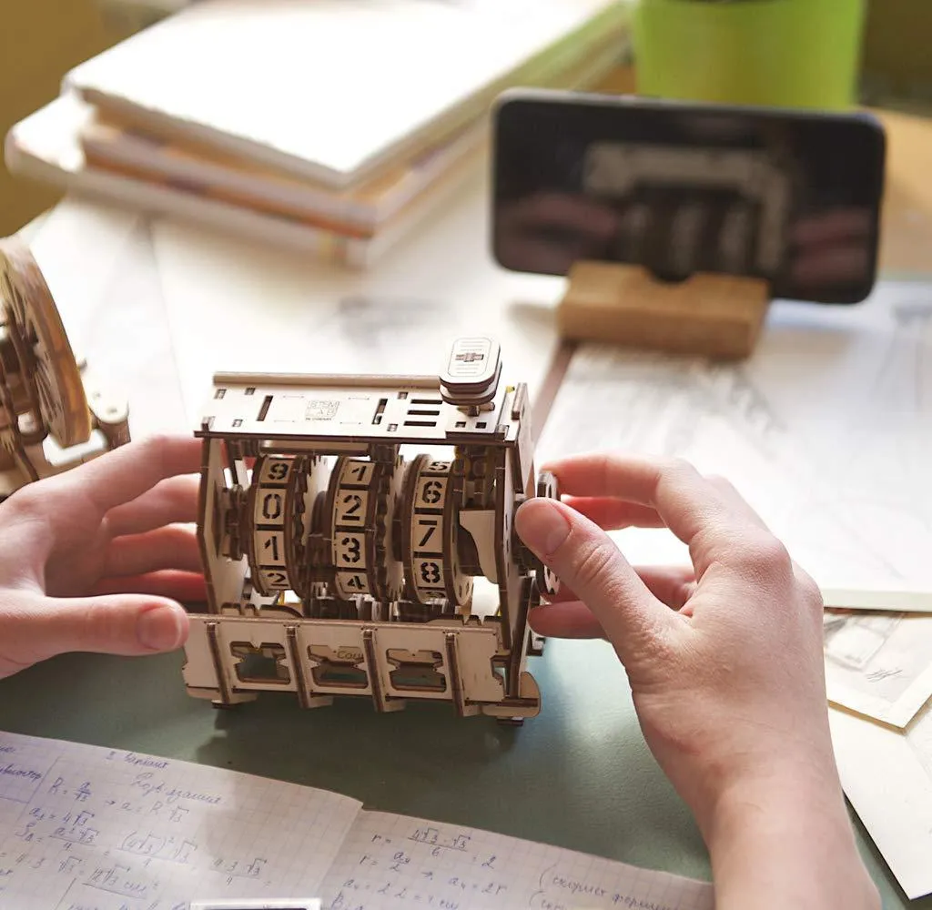 UGears 3D Counter Model Kit