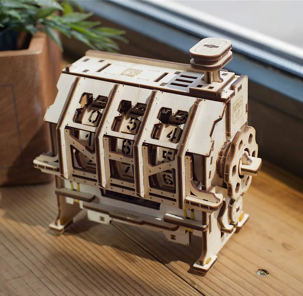 UGears 3D Counter Model Kit