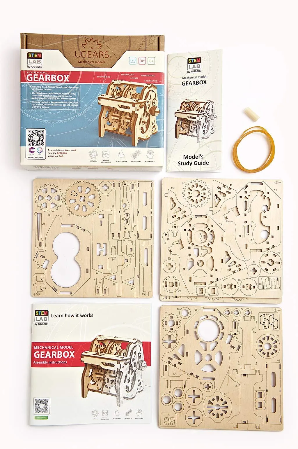 UGears Gearbox 3D Model Kit
